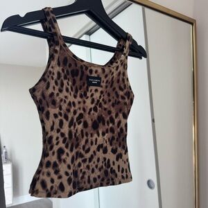 Dolce&Gabanna x Skims COTTON RIB SCOOP TANK
